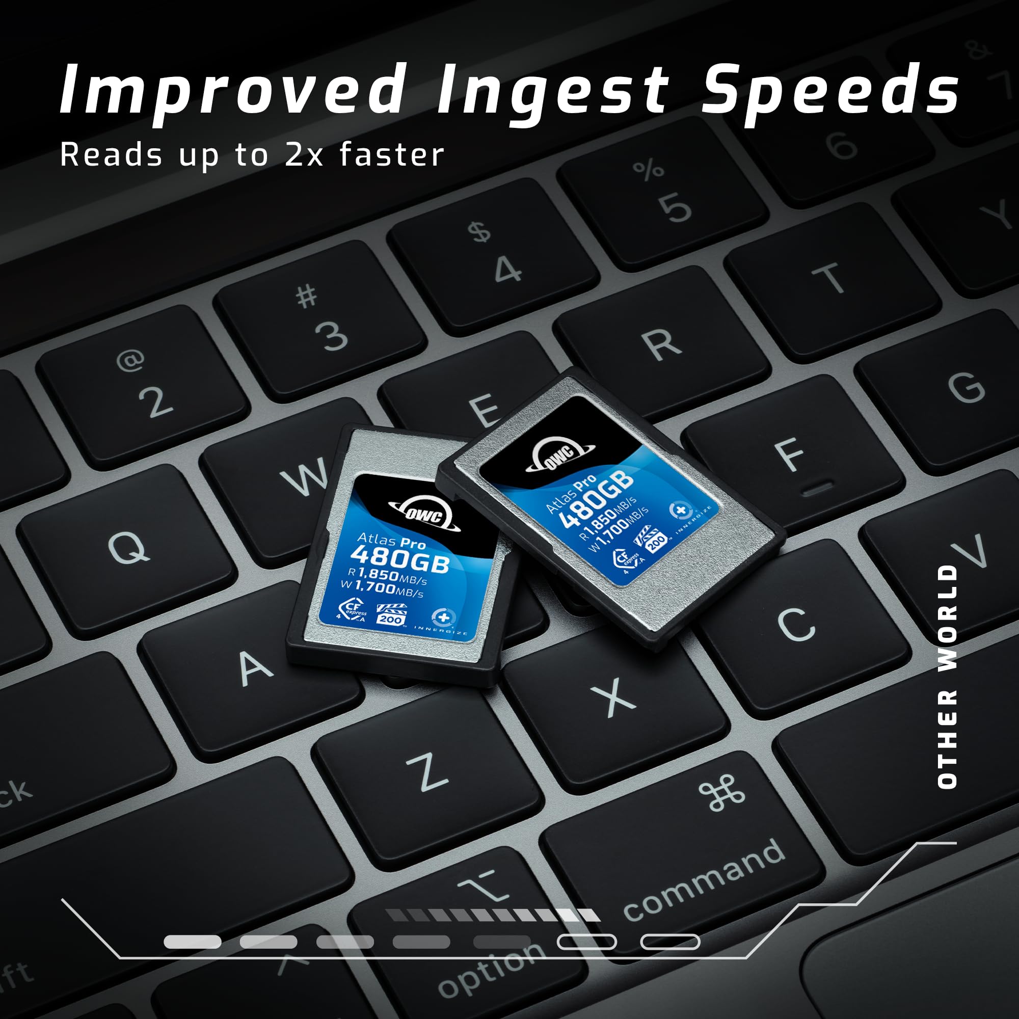 その他 OWC Atlas Pro 480GB CFexpress Type-A OWC Atlas Pro 480GB CFexpress 4.0 Type A Memory Card - Walmart.com